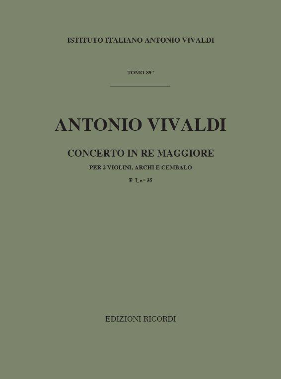 Concerto For 2 Violins In Re RV 511 - F.I, no.35 - TOMO 89 - pro dvoje housle